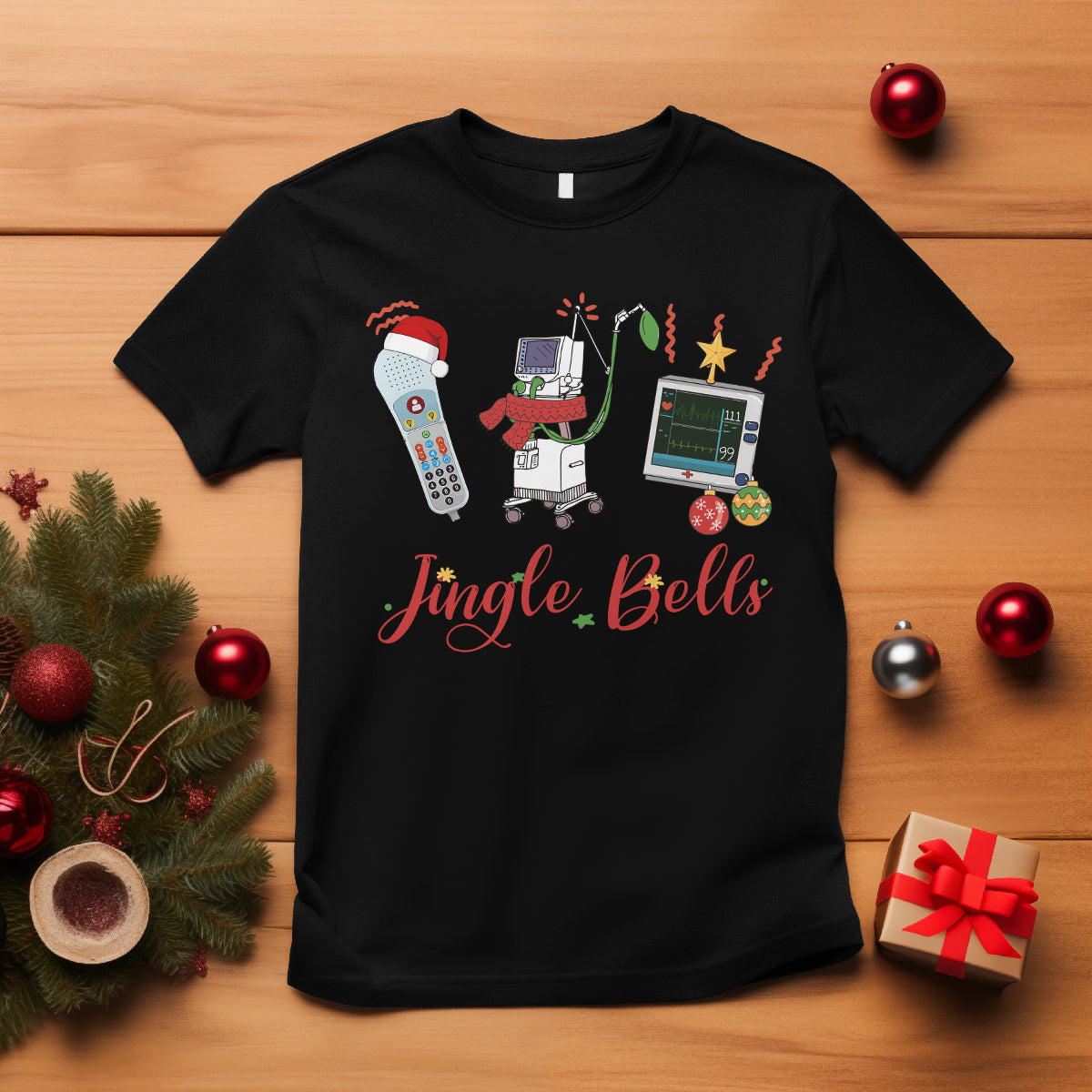 christmas-nurse-jingle-bells-telemetry-respiratory-therapist-t-shirt