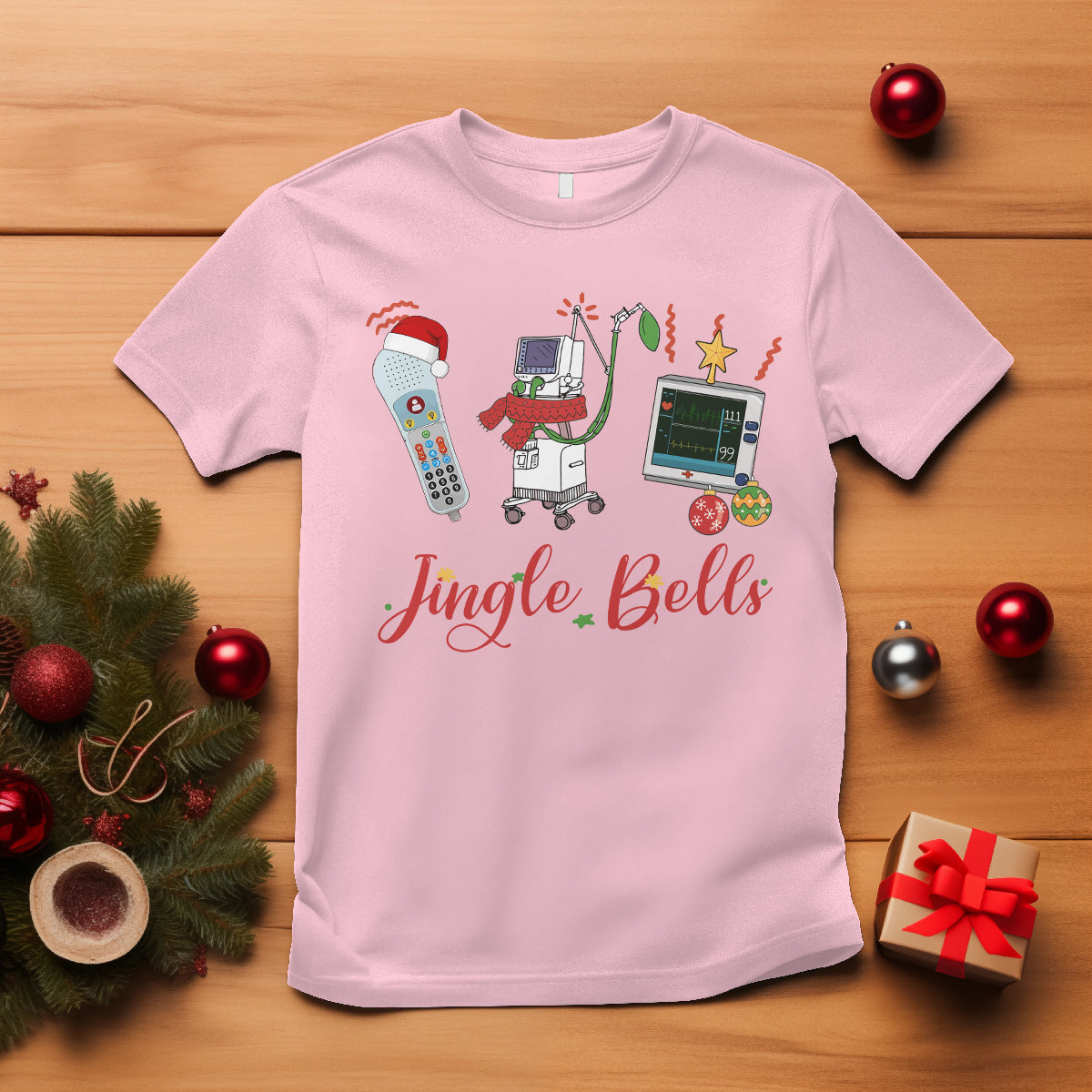 christmas-nurse-jingle-bells-telemetry-respiratory-therapist-t-shirt