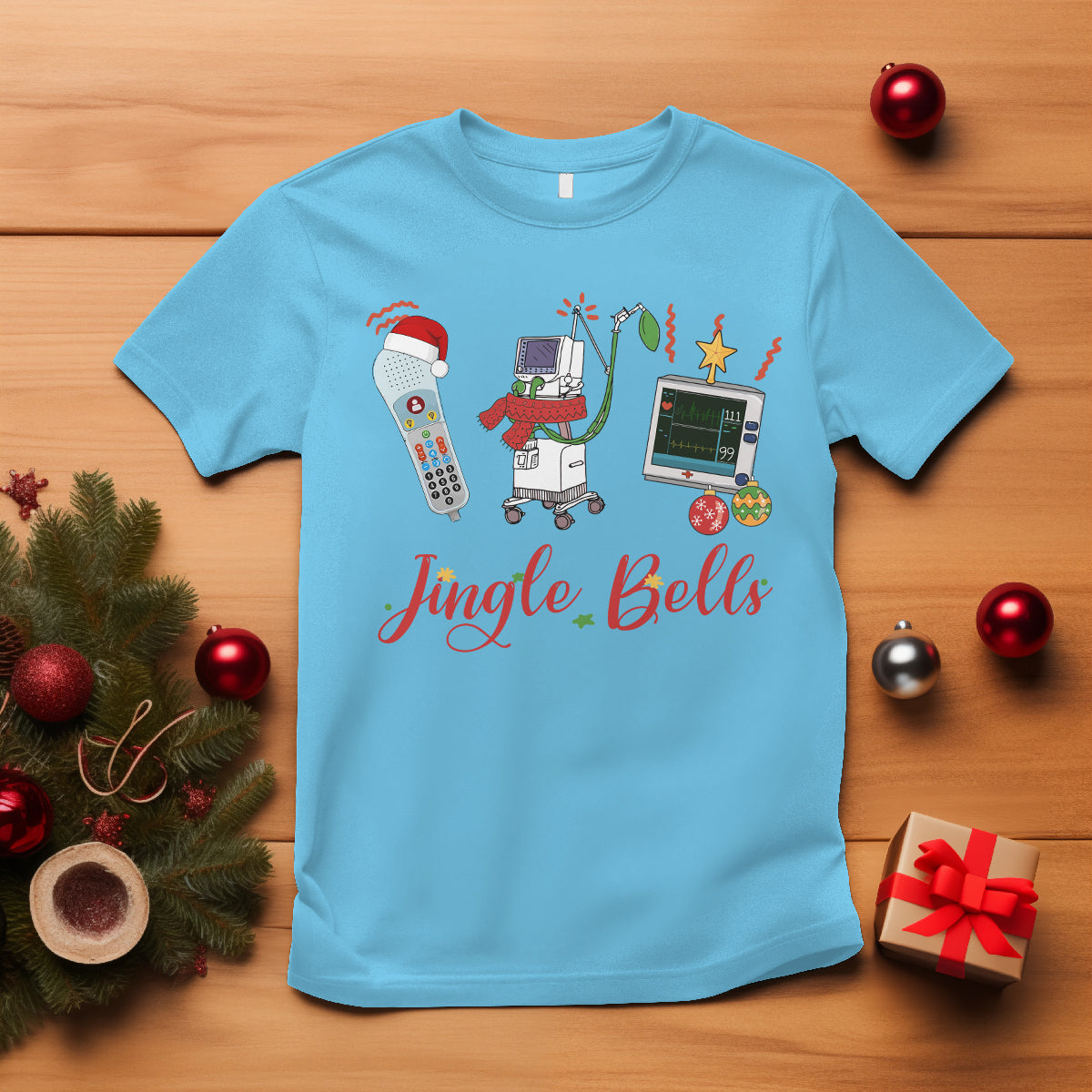 christmas-nurse-jingle-bells-telemetry-respiratory-therapist-t-shirt