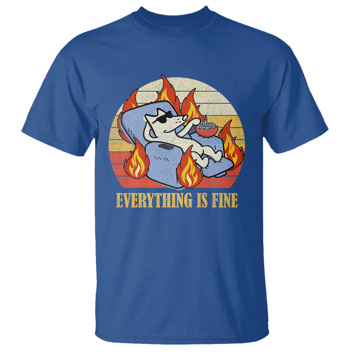 everything-is-fine-dog-eating-popcorn-funny-burning-meme-t-shirt
