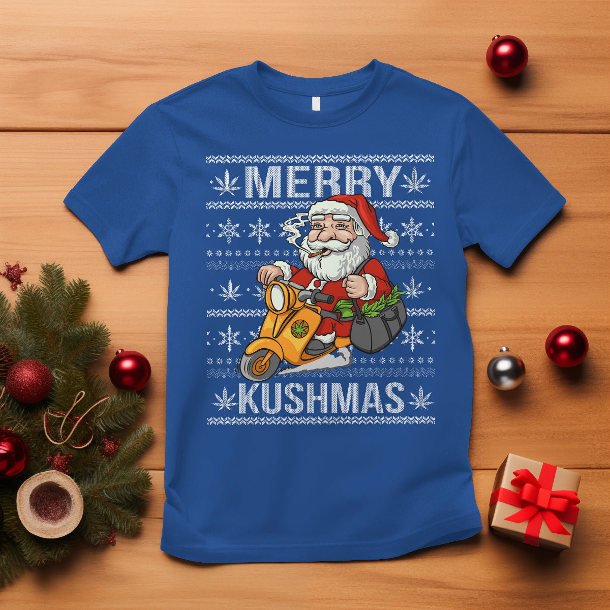 merry-kushmas-christmas-ugly-santa-smoking-cannabis-weed-420-t-shirt