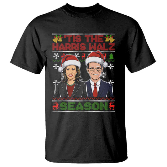 christmas-tis-the-harris-walz-season-t-shirt