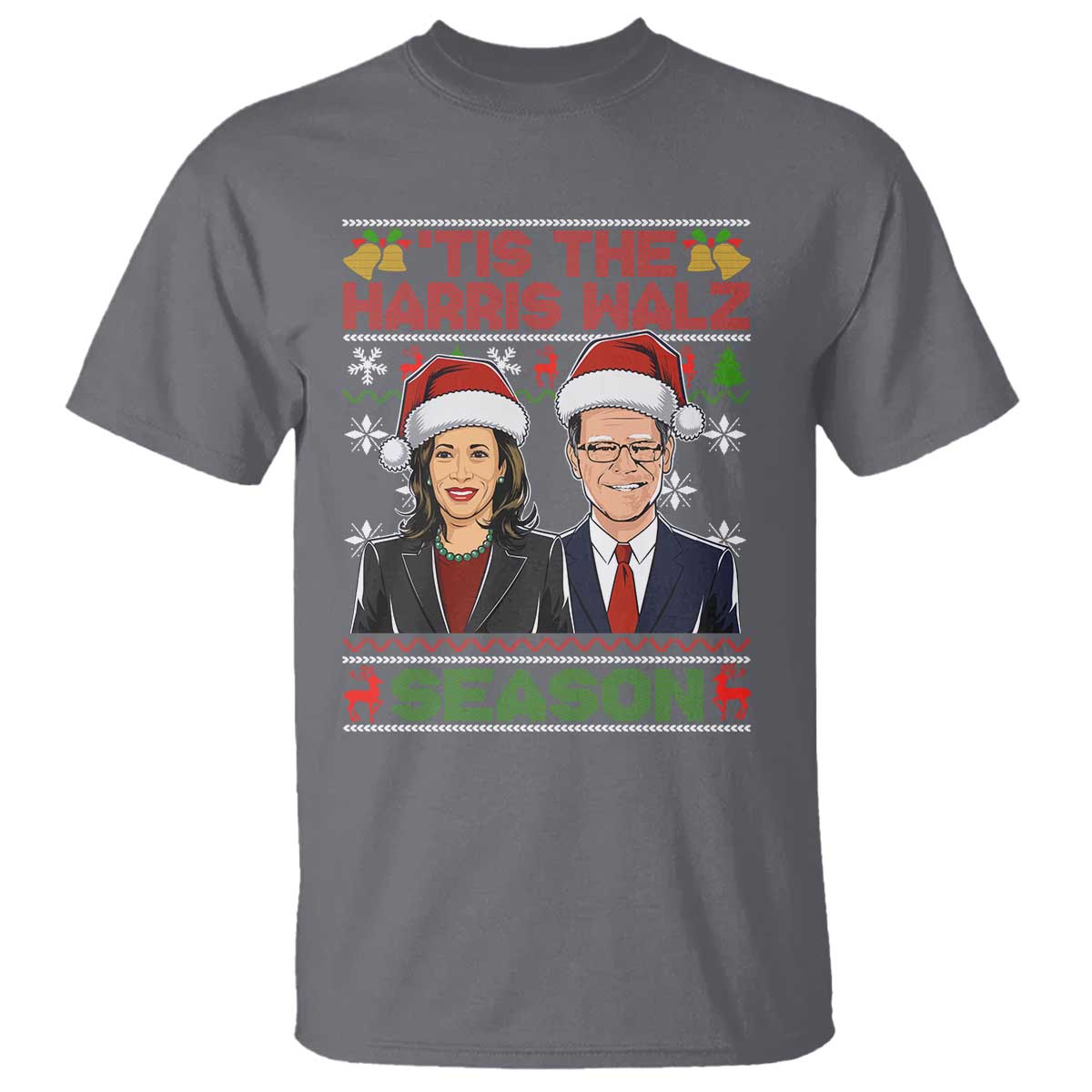 christmas-tis-the-harris-walz-season-t-shirt