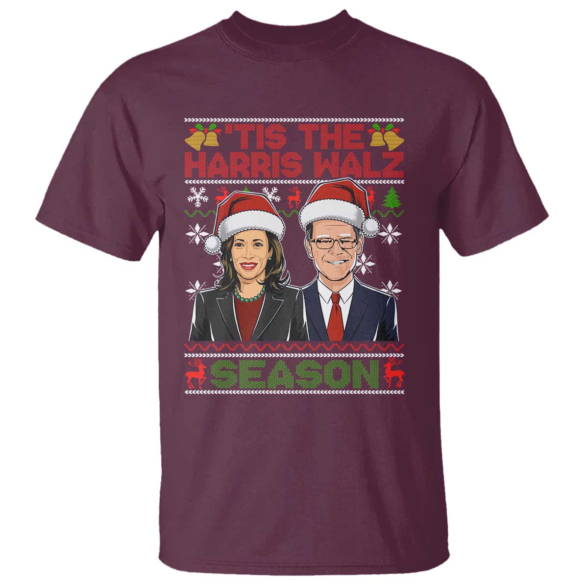 christmas-tis-the-harris-walz-season-t-shirt
