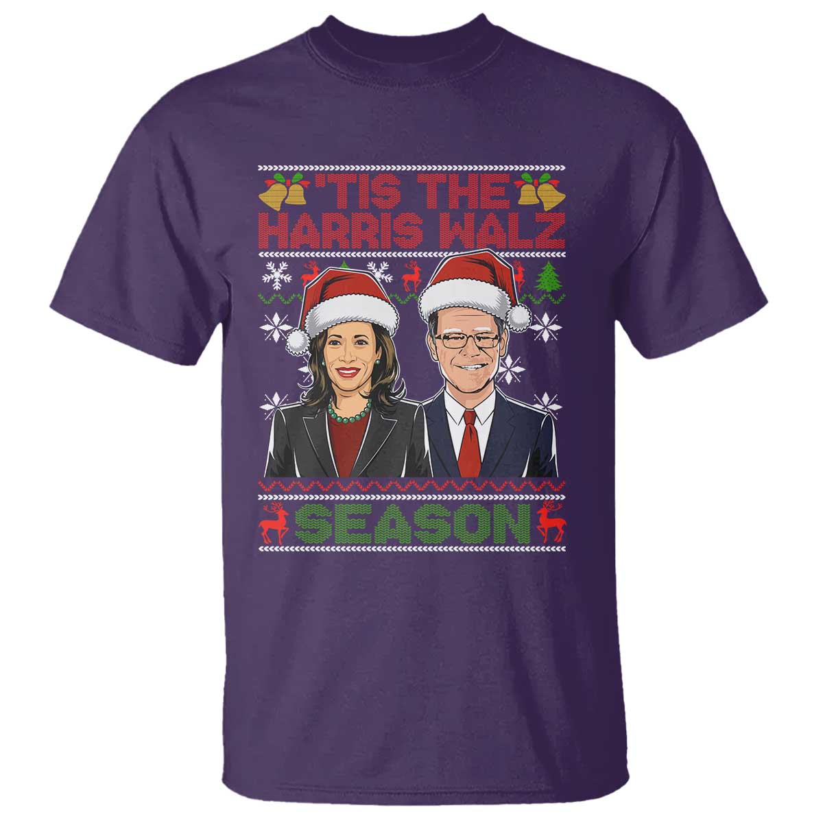 christmas-tis-the-harris-walz-season-t-shirt