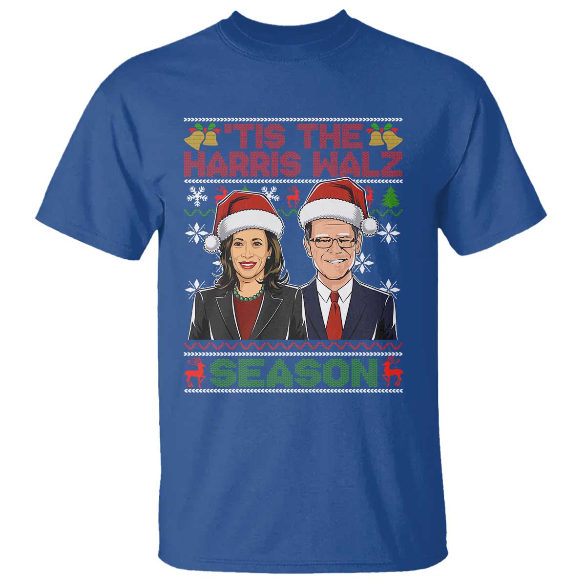 christmas-tis-the-harris-walz-season-t-shirt