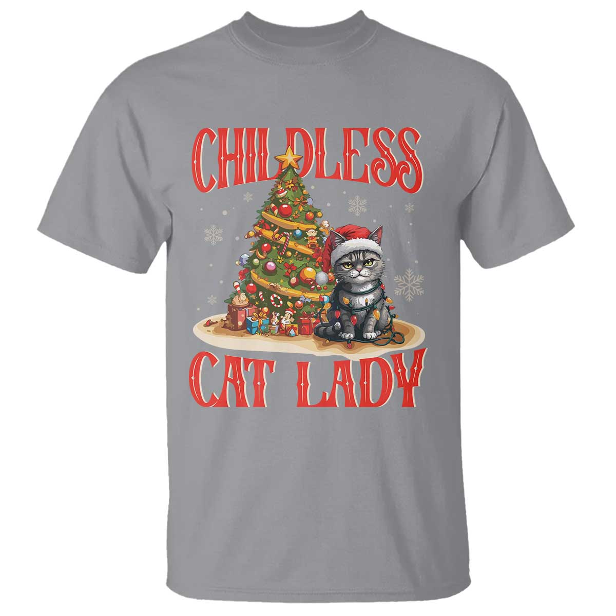 christmas-childless-cat-lady-t-shirt-funny-cat-christmas-light-tree
