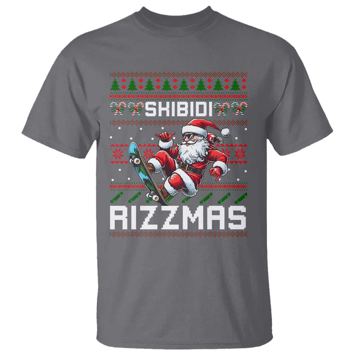 funny-xmas-t-shirt-skibidi-rizzmas-cool-santa-skateboard-rizz