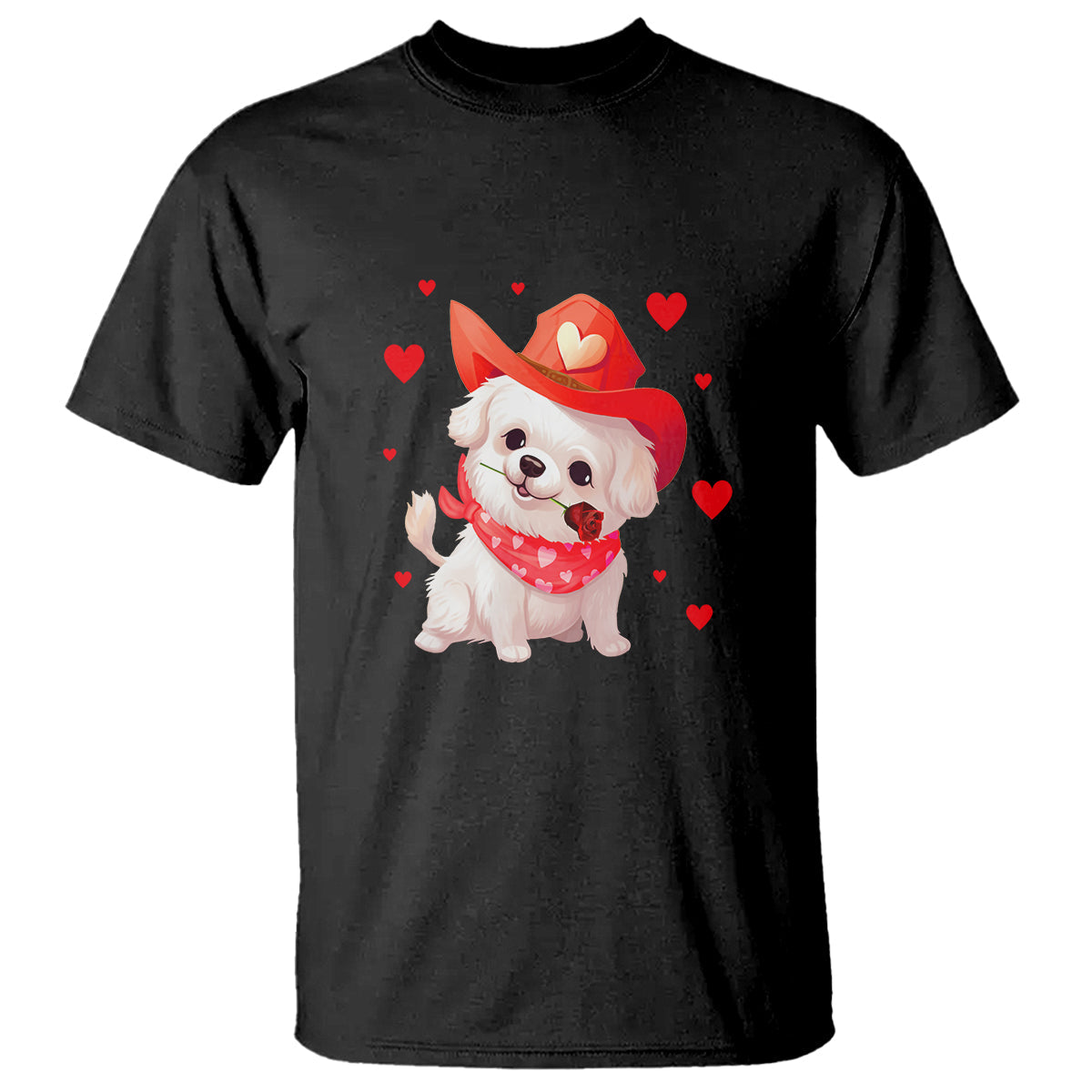 valentines-day-t-shirt-vintage-retro-puppy-dog-cowboy