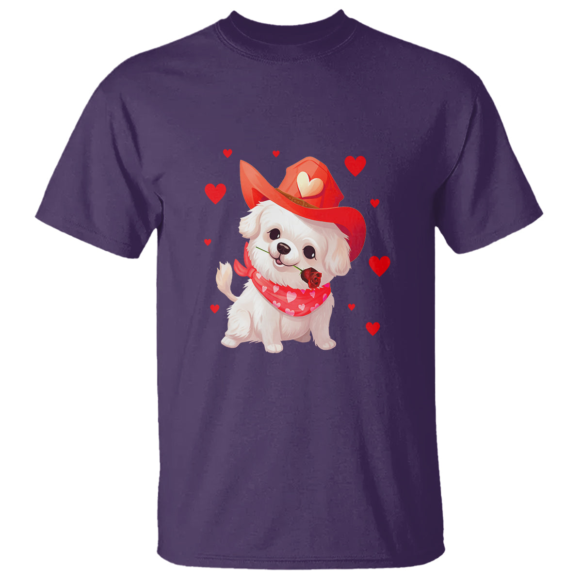 valentines-day-t-shirt-vintage-retro-puppy-dog-cowboy