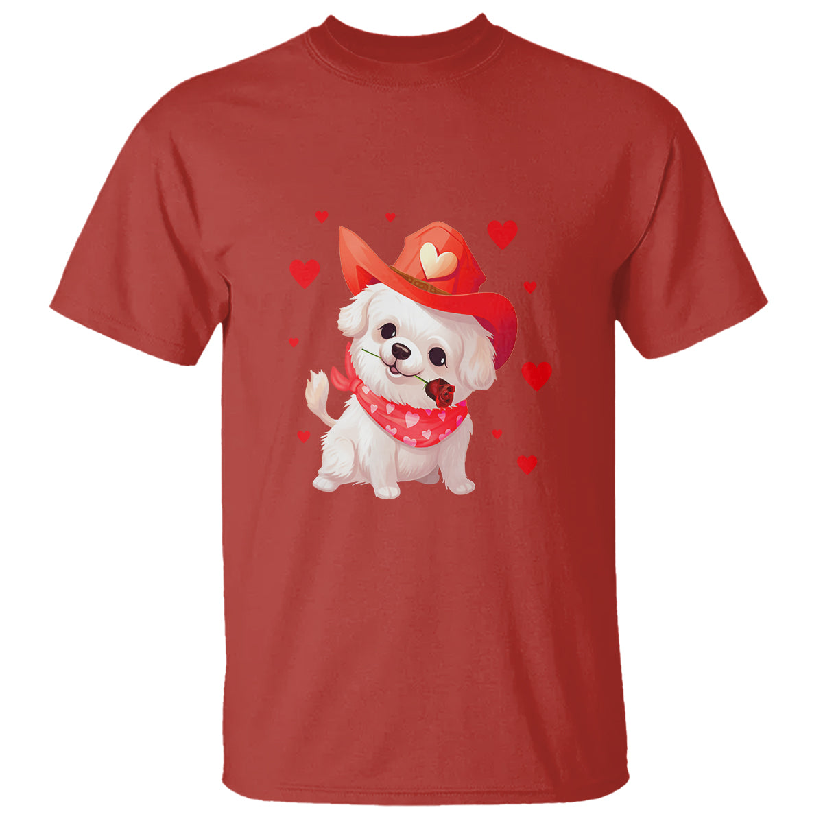 valentines-day-t-shirt-vintage-retro-puppy-dog-cowboy