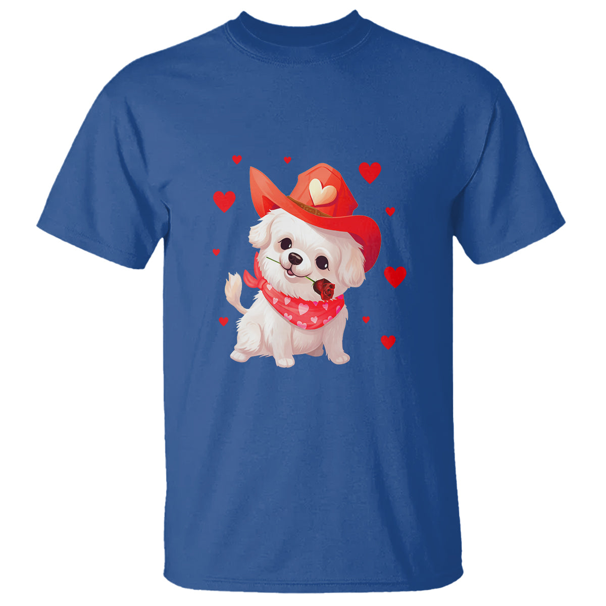 valentines-day-t-shirt-vintage-retro-puppy-dog-cowboy