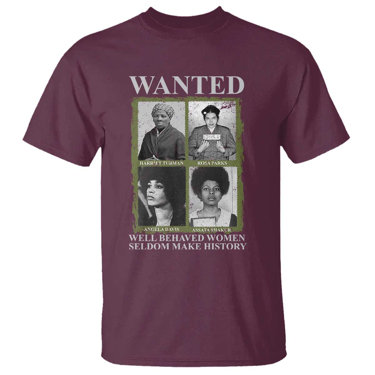 black-women-history-t-shirt-harriet-tubman-rosa-parks-angela-davis-assata-shakur