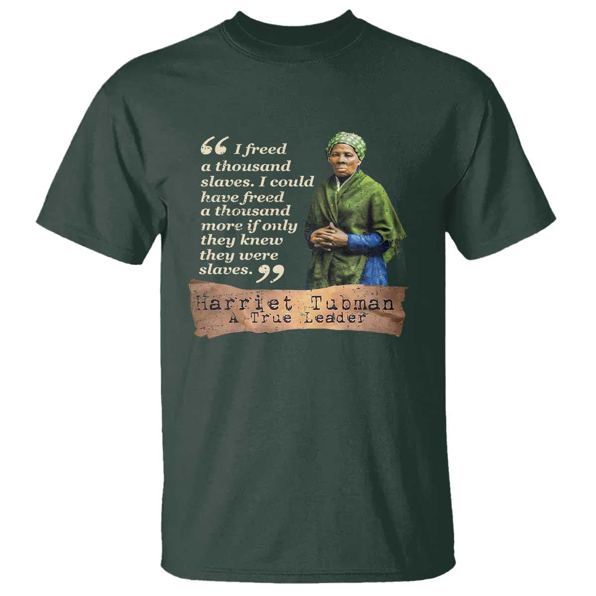 harriet-tubman-t-shirt-if-only-they-knew-they-were-slaves-black-history