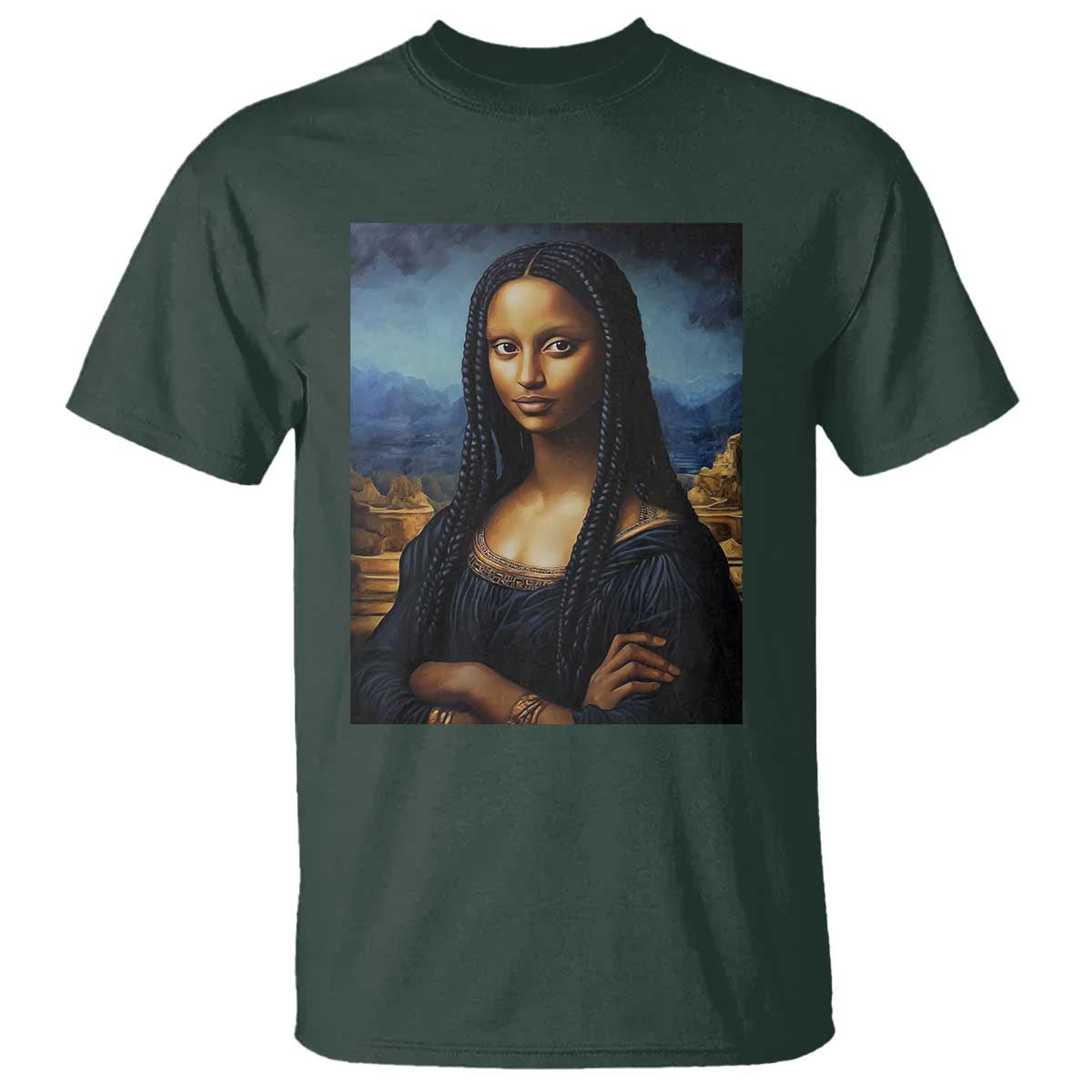 black-women-pride-t-shirt-melanin-mona-lisa-afro-queen-aesthetic-black-history