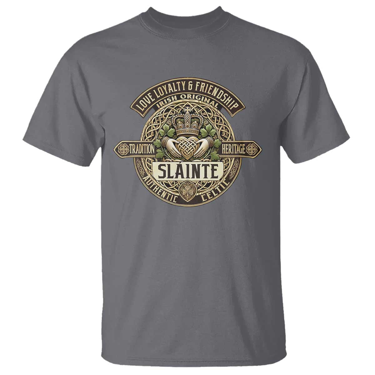 celtic-claddagh-t-shirt-slainte-love-loyalty-friendship-vintage