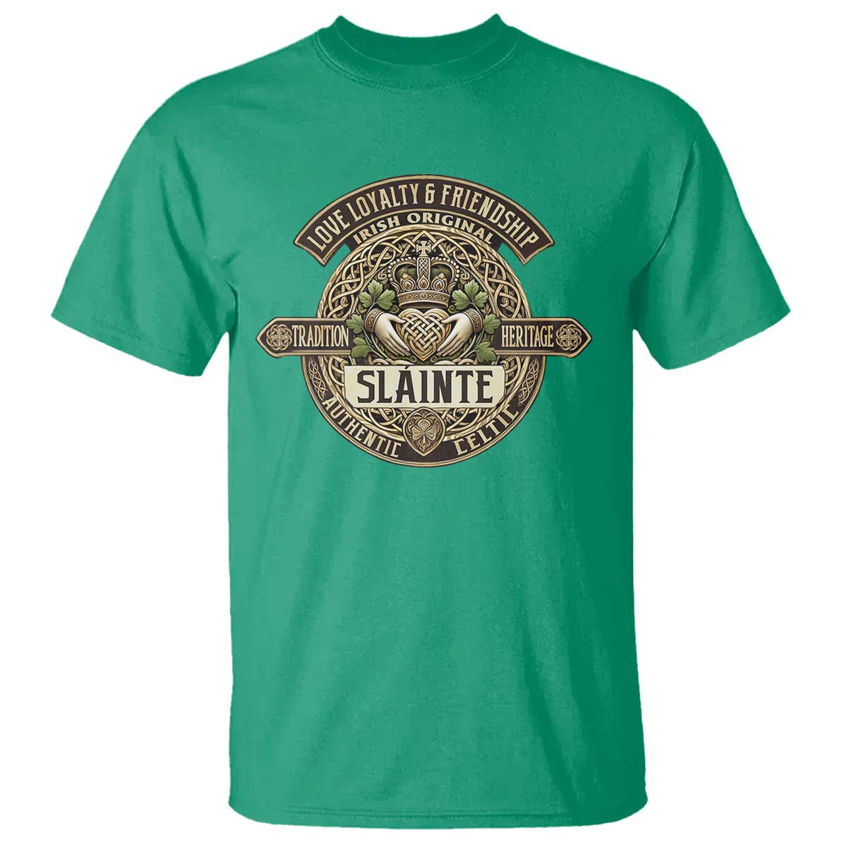 celtic-claddagh-t-shirt-slainte-love-loyalty-friendship-vintage