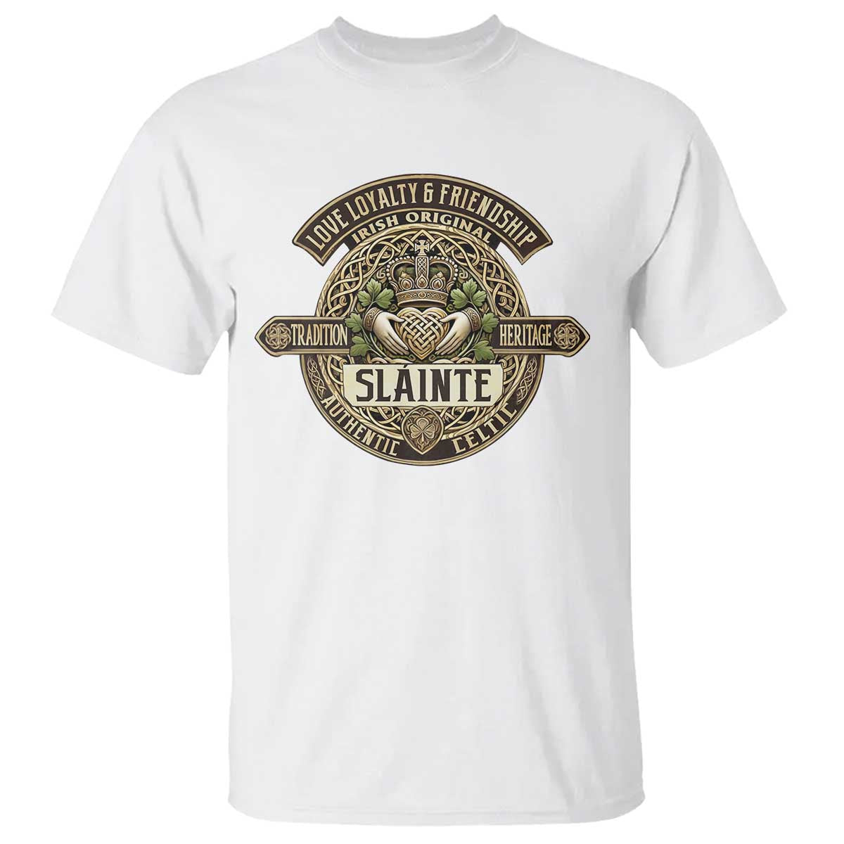 celtic-claddagh-t-shirt-slainte-love-loyalty-friendship-vintage