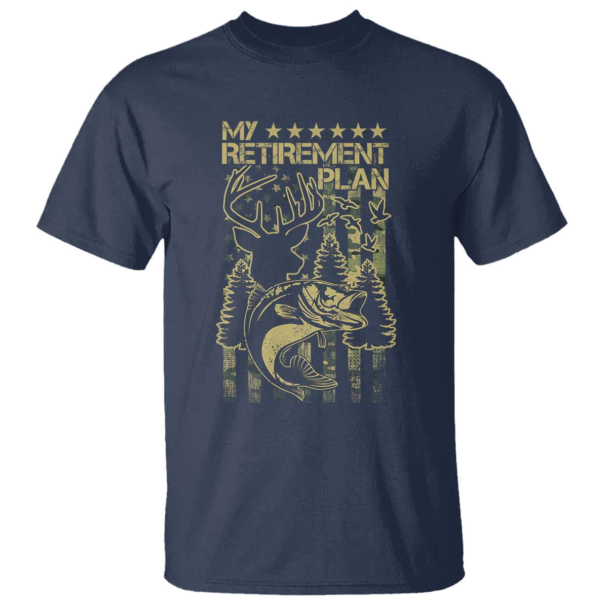 funny-my-retirement-plan-hunting-fishing-t-shirt