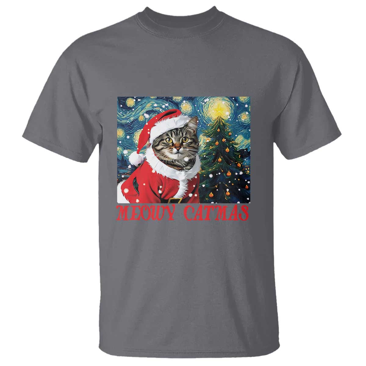 santa-cat-christmas-t-shirt-meowy-catmas-starry-night-christmas-tree