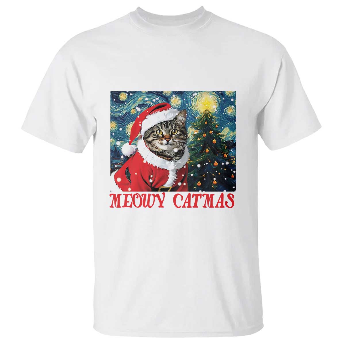 santa-cat-christmas-t-shirt-meowy-catmas-starry-night-christmas-tree