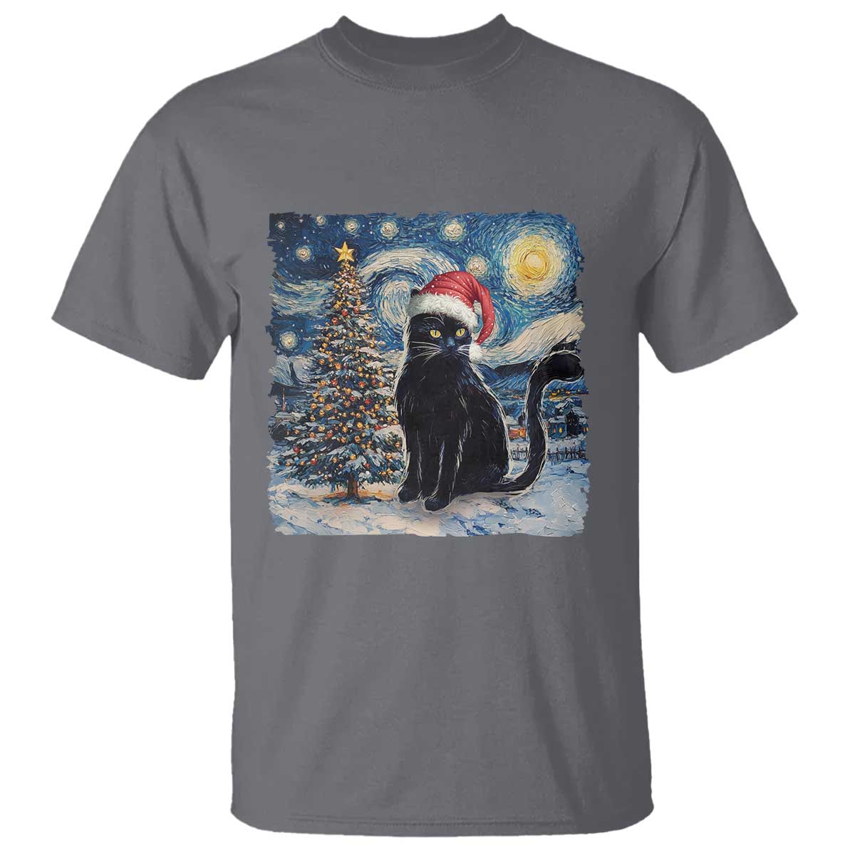 christmas-black-cat-t-shirt-meowy-catmas-starry-night-santa-cat