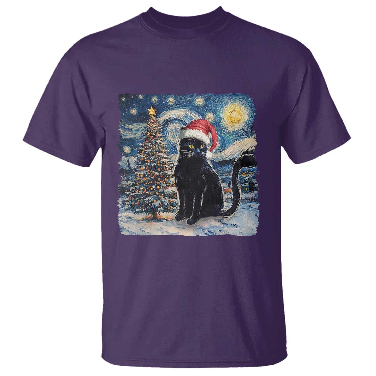 christmas-black-cat-t-shirt-meowy-catmas-starry-night-santa-cat