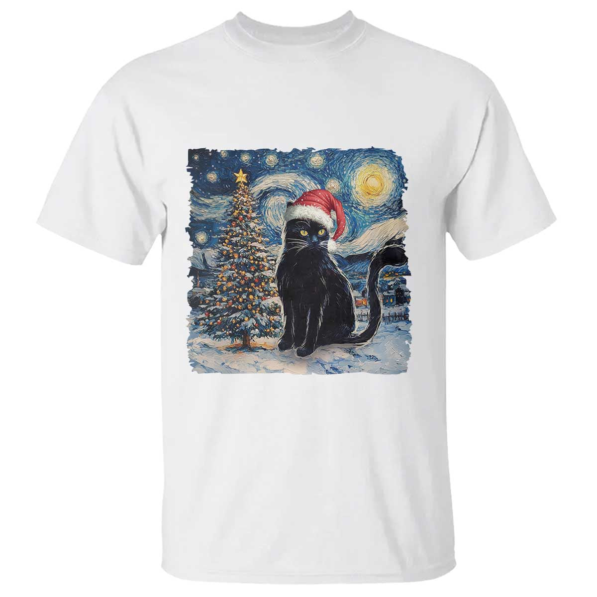christmas-black-cat-t-shirt-meowy-catmas-starry-night-santa-cat