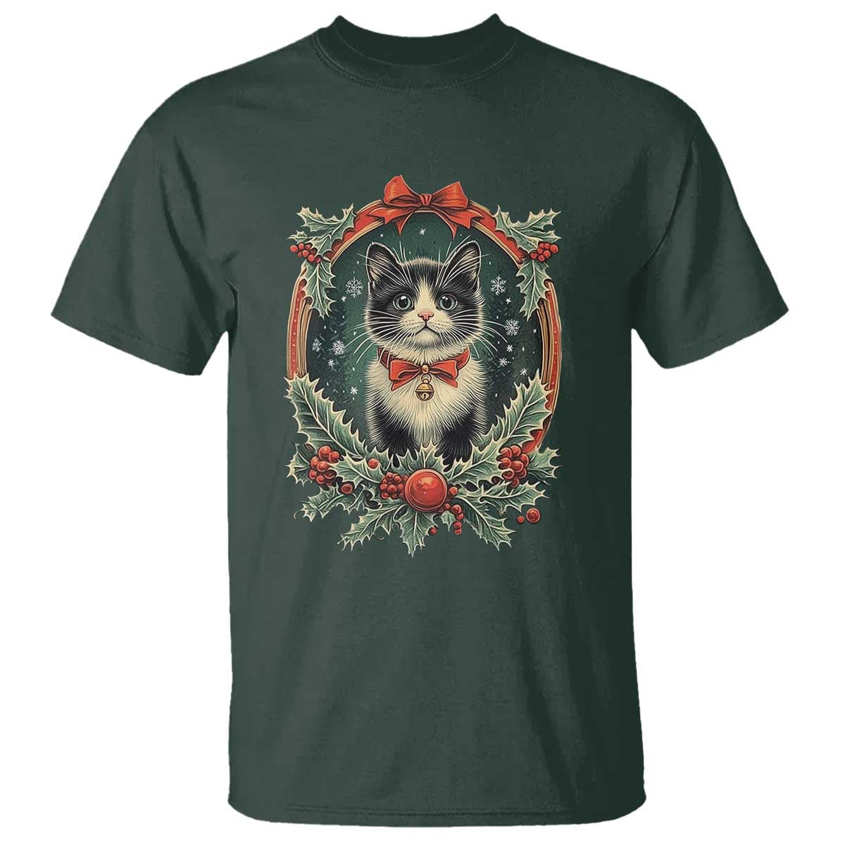 christmas-cat-t-shirt-vintage-kitten-royal-holly-victorian-wreath
