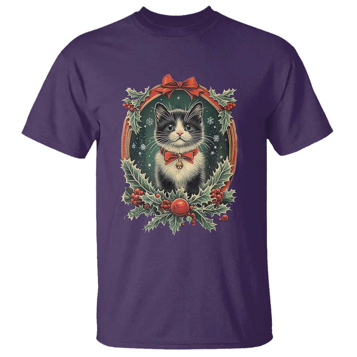 christmas-cat-t-shirt-vintage-kitten-royal-holly-victorian-wreath