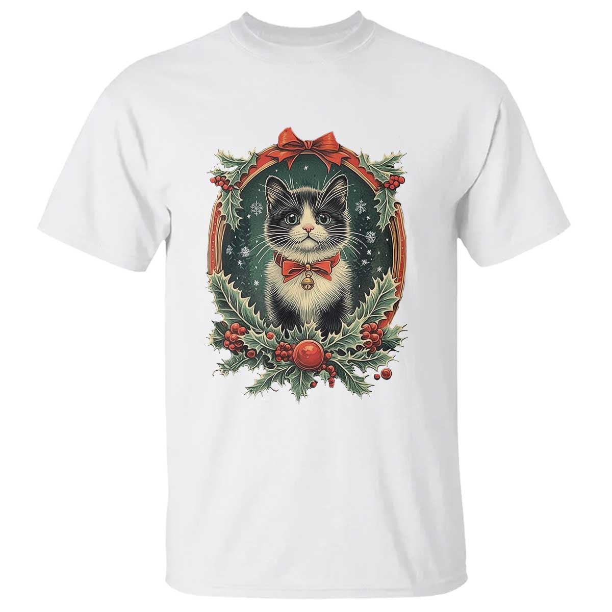christmas-cat-t-shirt-vintage-kitten-royal-holly-victorian-wreath