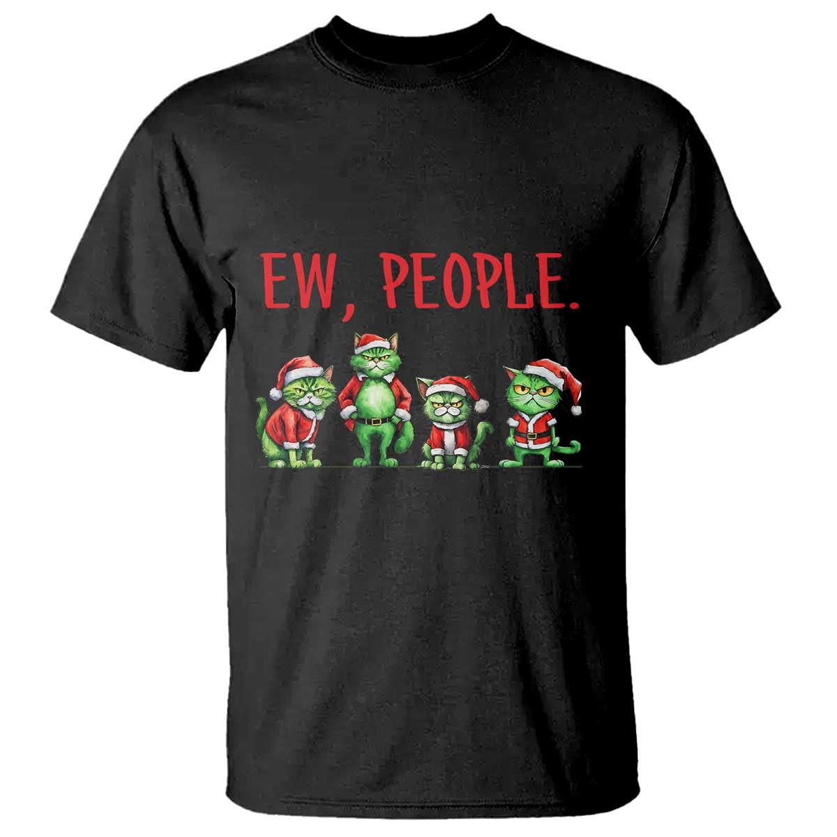 funny-christmas-cat-t-shirt-ew-people-green-cat-santa