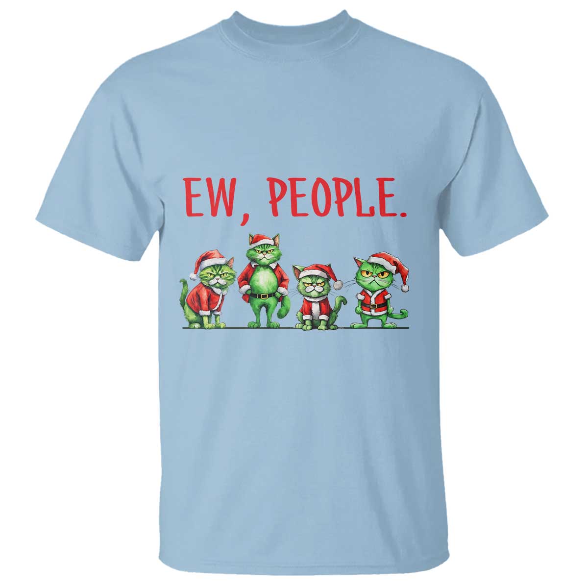 funny-christmas-cat-t-shirt-ew-people-green-cat-santa