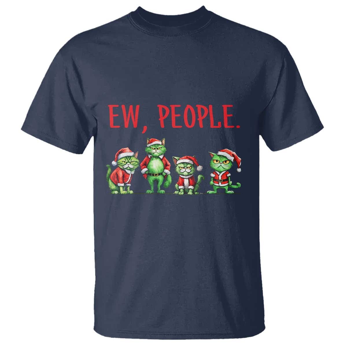 funny-christmas-cat-t-shirt-ew-people-green-cat-santa