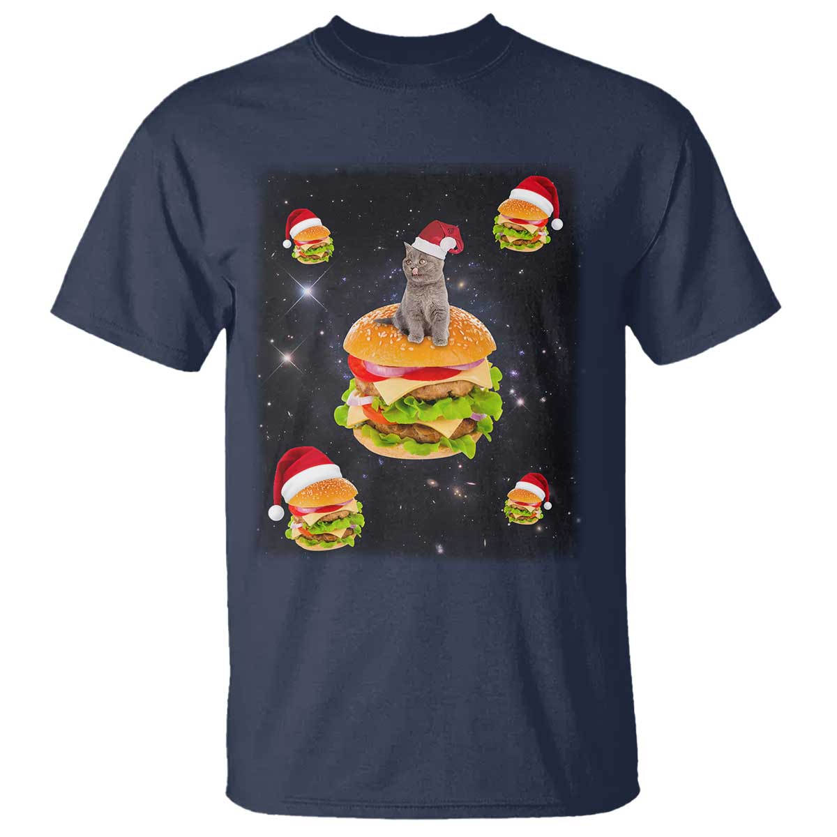 funny-christmas-cat-t-shirt-santa-cat-hamburger-lover-galaxy-outer-space