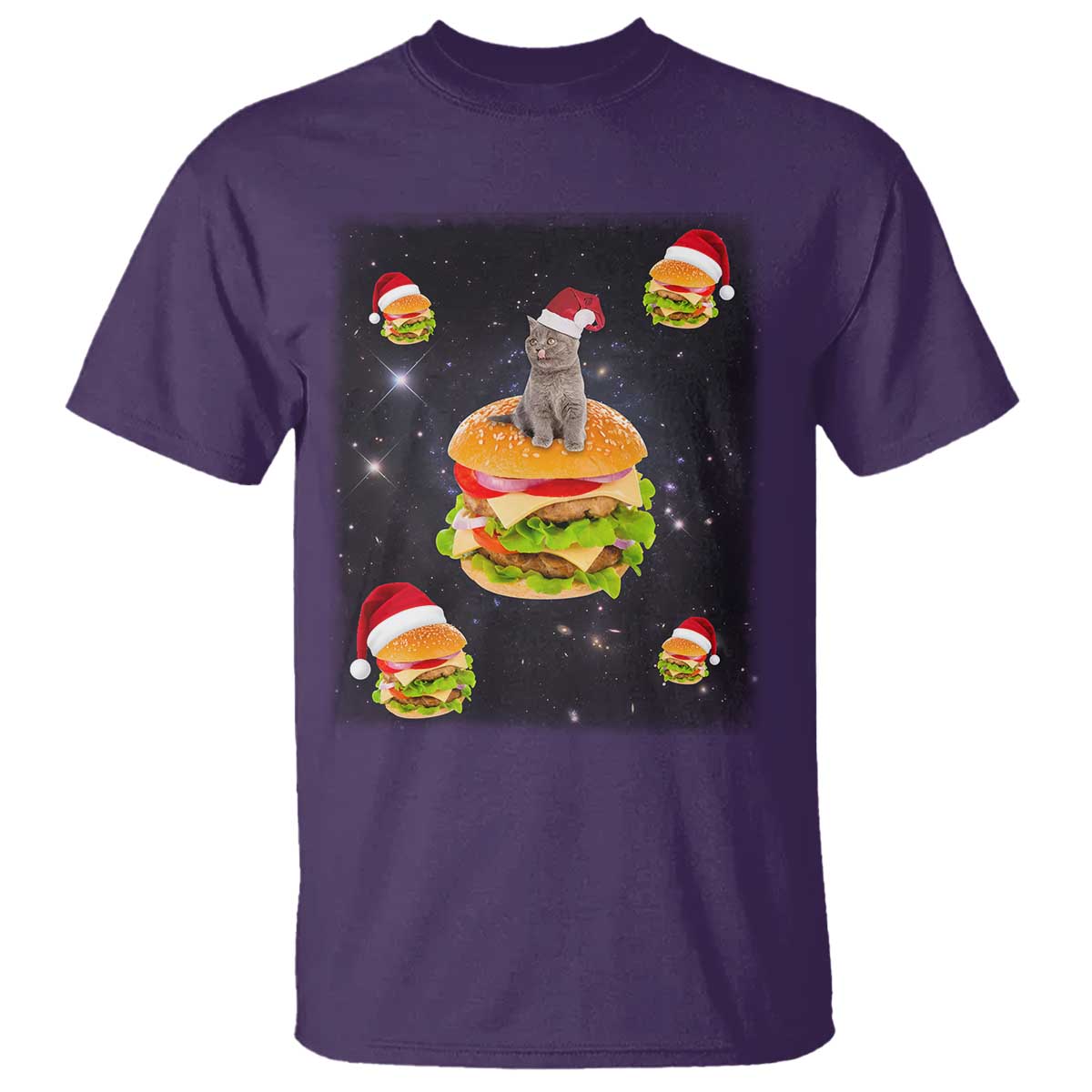 funny-christmas-cat-t-shirt-santa-cat-hamburger-lover-galaxy-outer-space