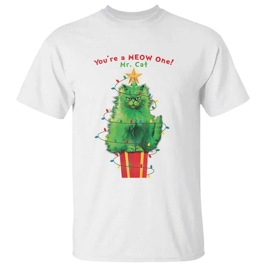 funny-christmas-cat-t-shirt-you-are-a-meow-one-mr-cat-green-cat
