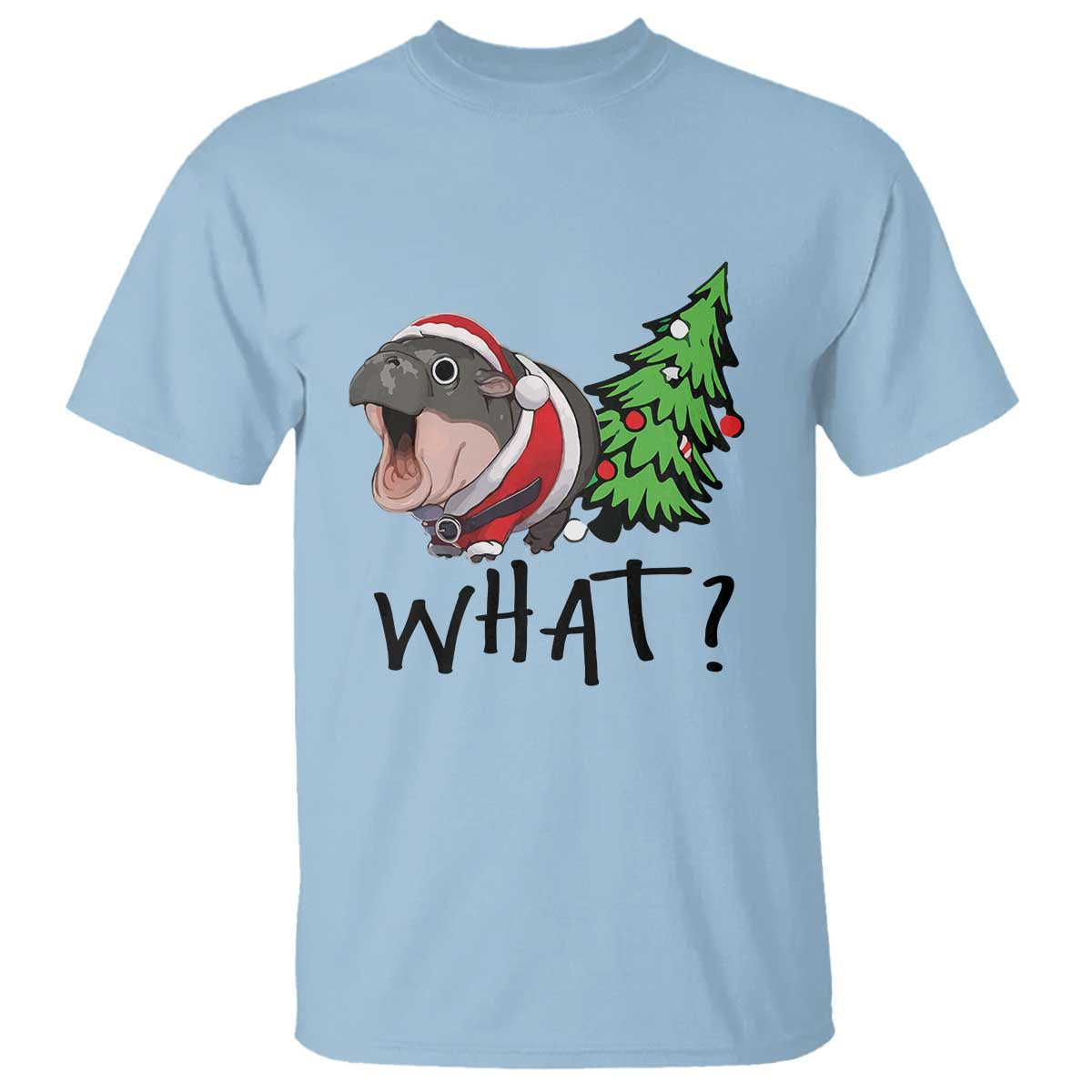 funny-christmas-moo-deng-t-shirt-what-baby-hippo-pushing-christmas-tree