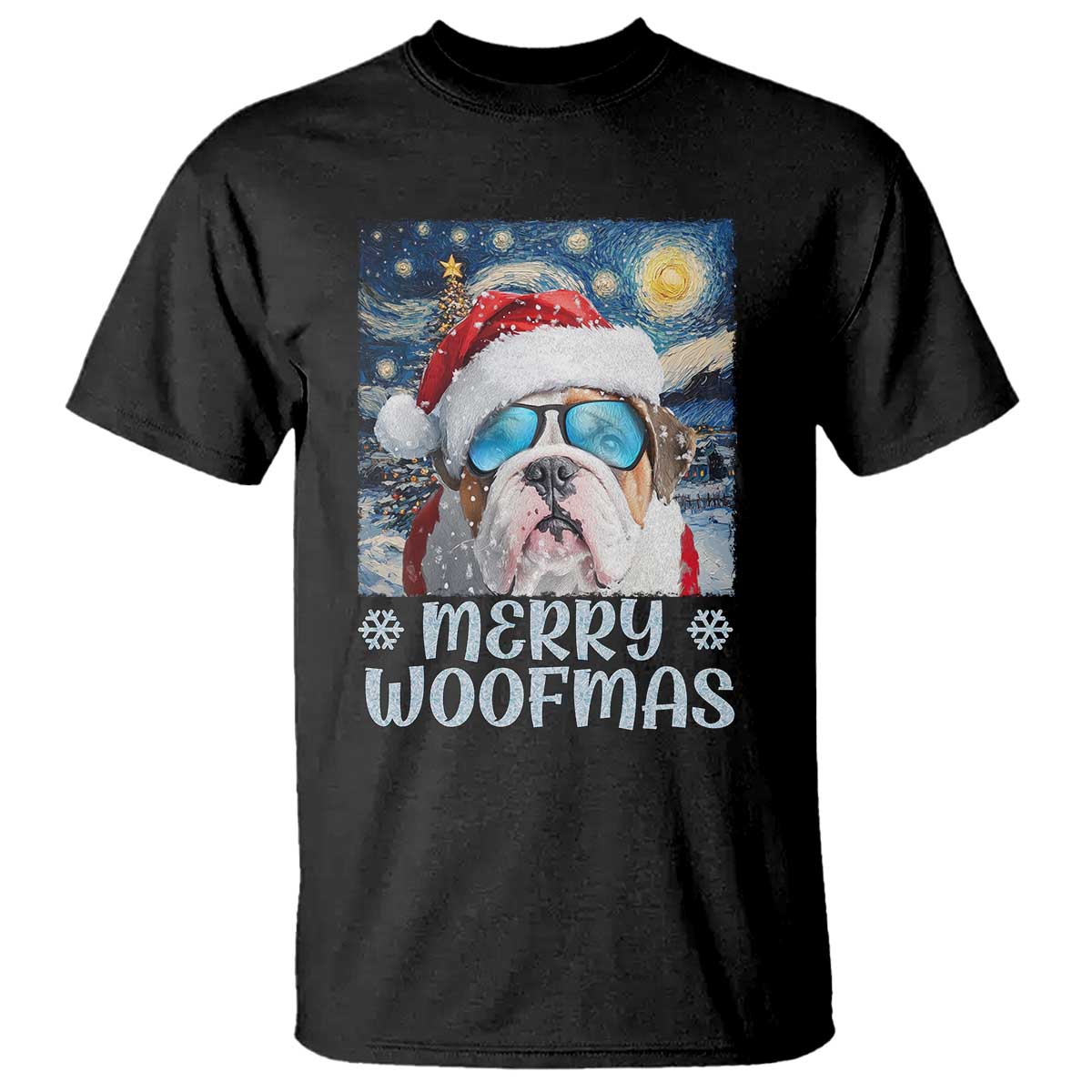 funny-xmas-bulldog-t-shirt-merry-woofmas-christmas-starry-night-dog-lover
