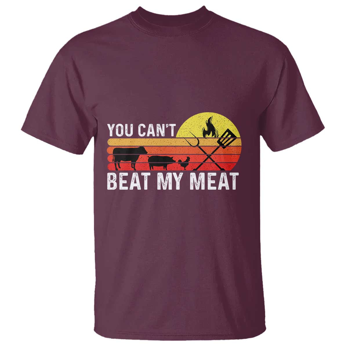 funny-bbq-grilling-t-shirt-you-cant-beat-my-meat