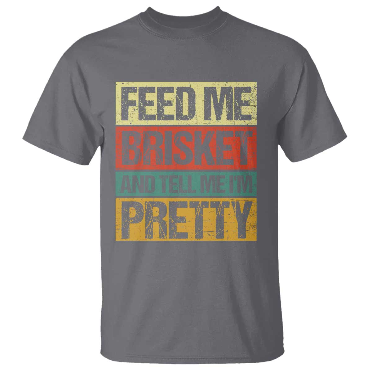 funny-pitmaster-bbq-t-shirt-feed-me-brisket-retro-smoker-grilling