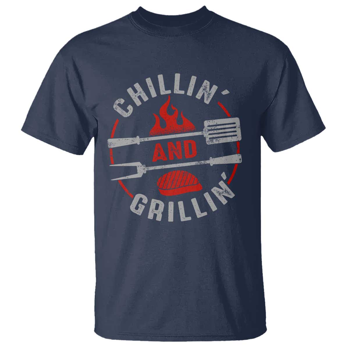 funny-bbq-lover-t-shirt-chillin-and-grillin-smoker-grilling-pitmaster