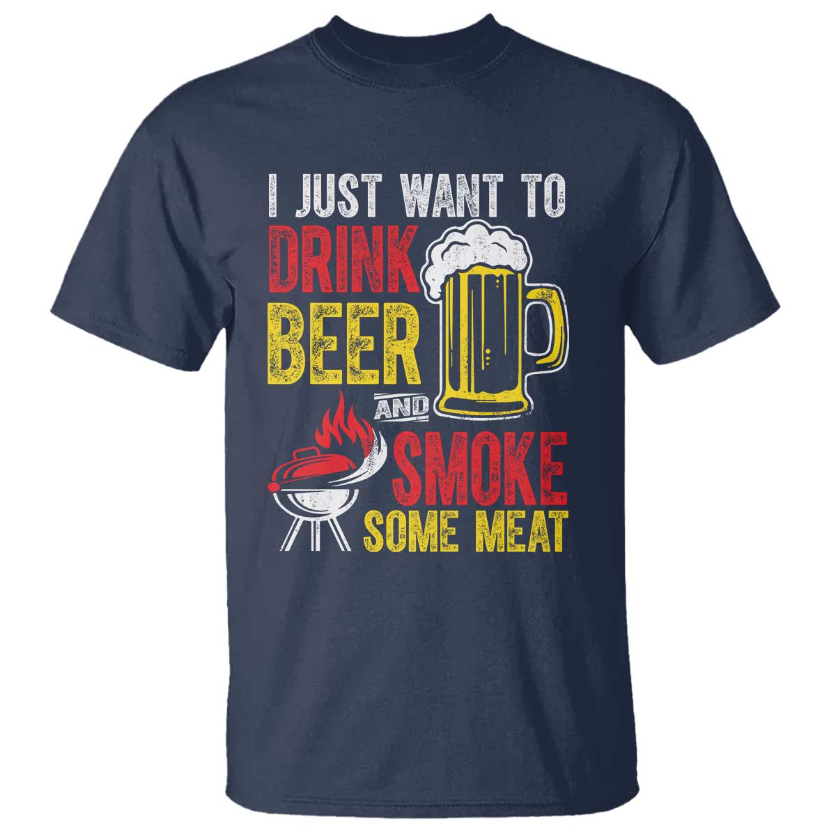 funny-bbq-beer-lover-t-shirt-just-want-to-drink-beer-and-smoke-some-meat