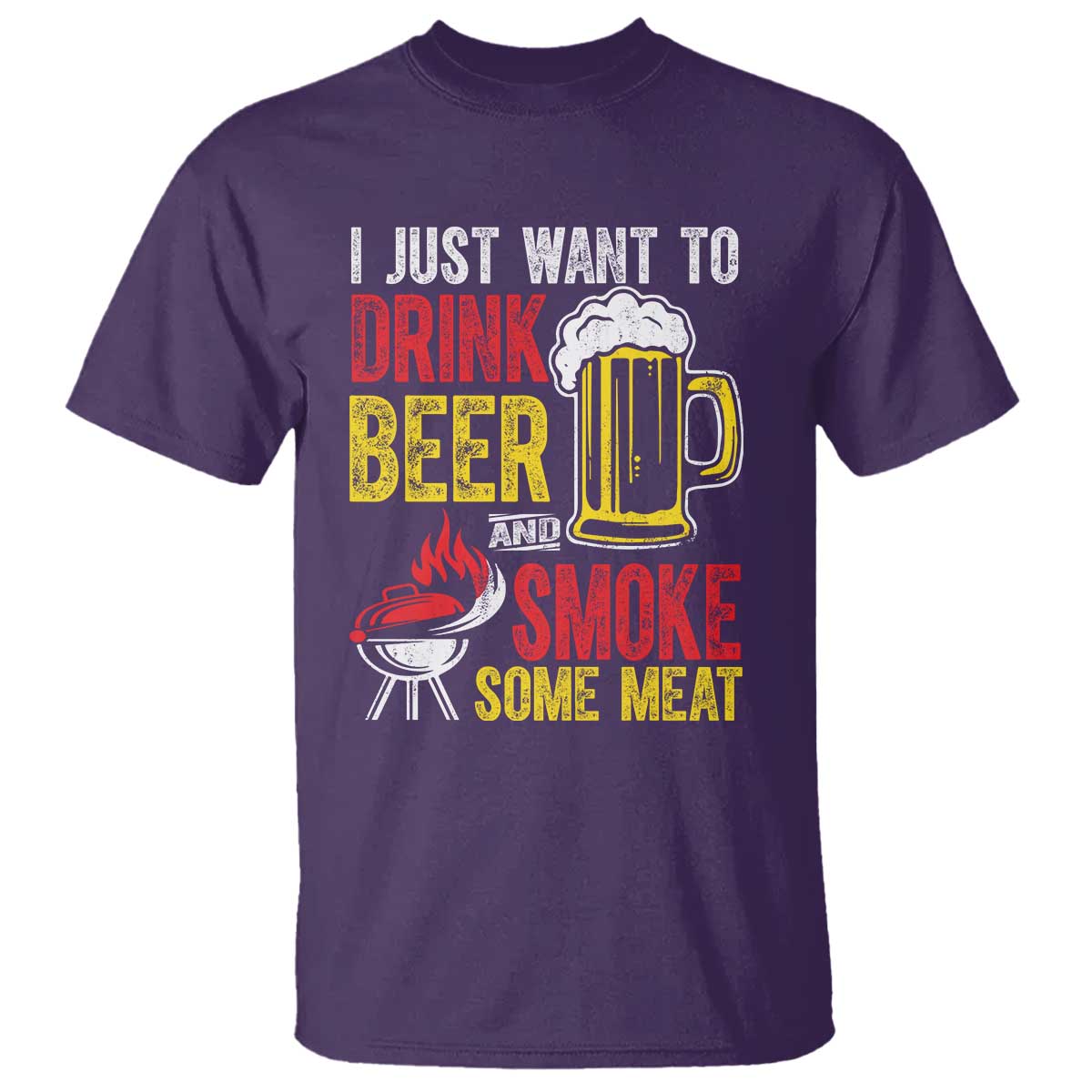 funny-bbq-beer-lover-t-shirt-just-want-to-drink-beer-and-smoke-some-meat