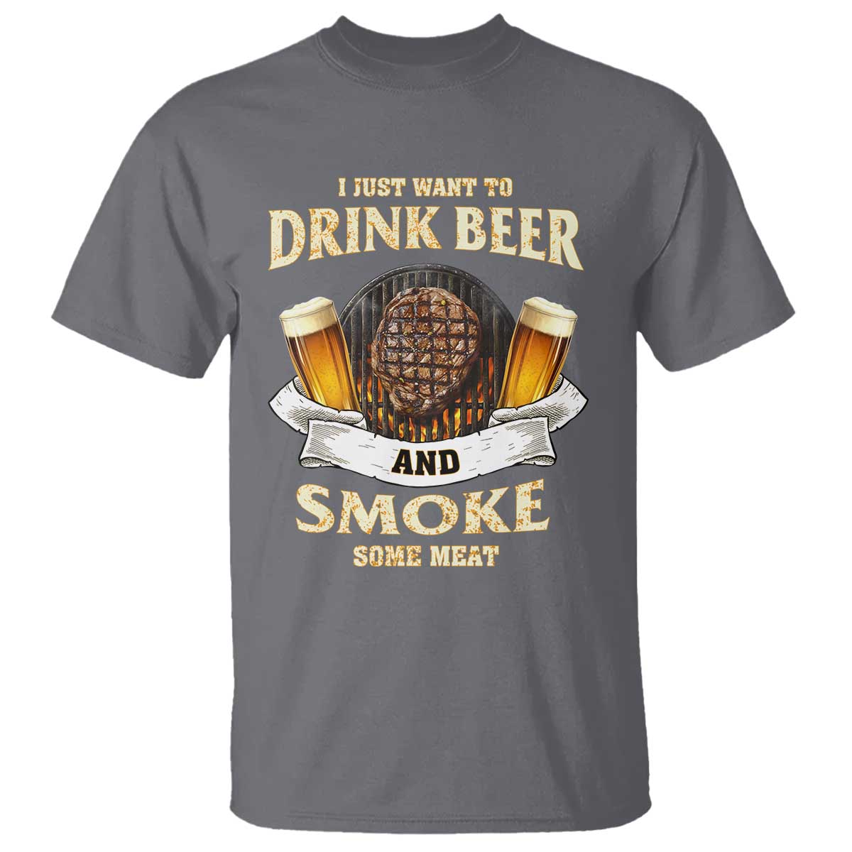 funny-bbq-beer-lover-t-shirt-just-want-to-drink-beer-and-smoke-some-meat-beefsteak