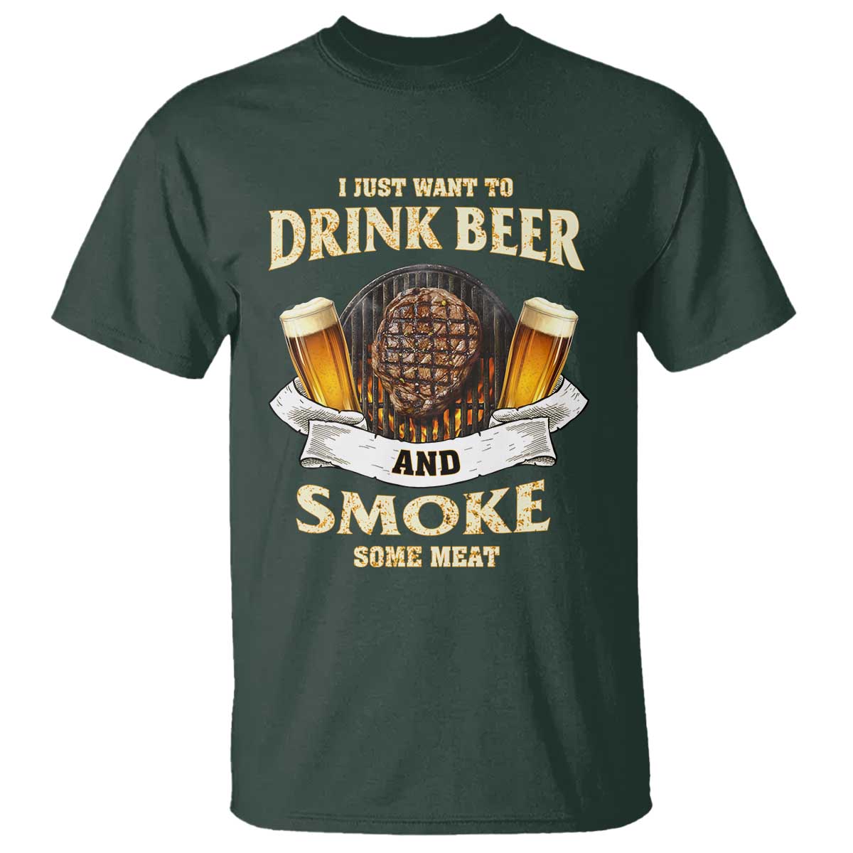 funny-bbq-beer-lover-t-shirt-just-want-to-drink-beer-and-smoke-some-meat-beefsteak