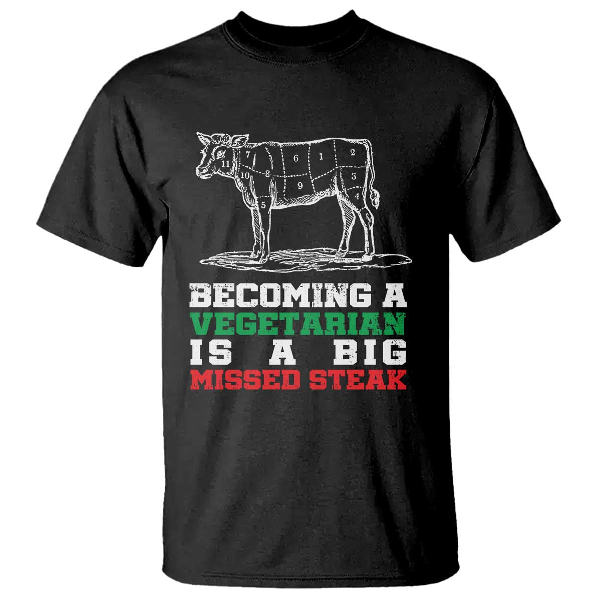 vegetarian-jokes-t-shirt-becoming-a-vegetarian-is-a-big-missed-steak