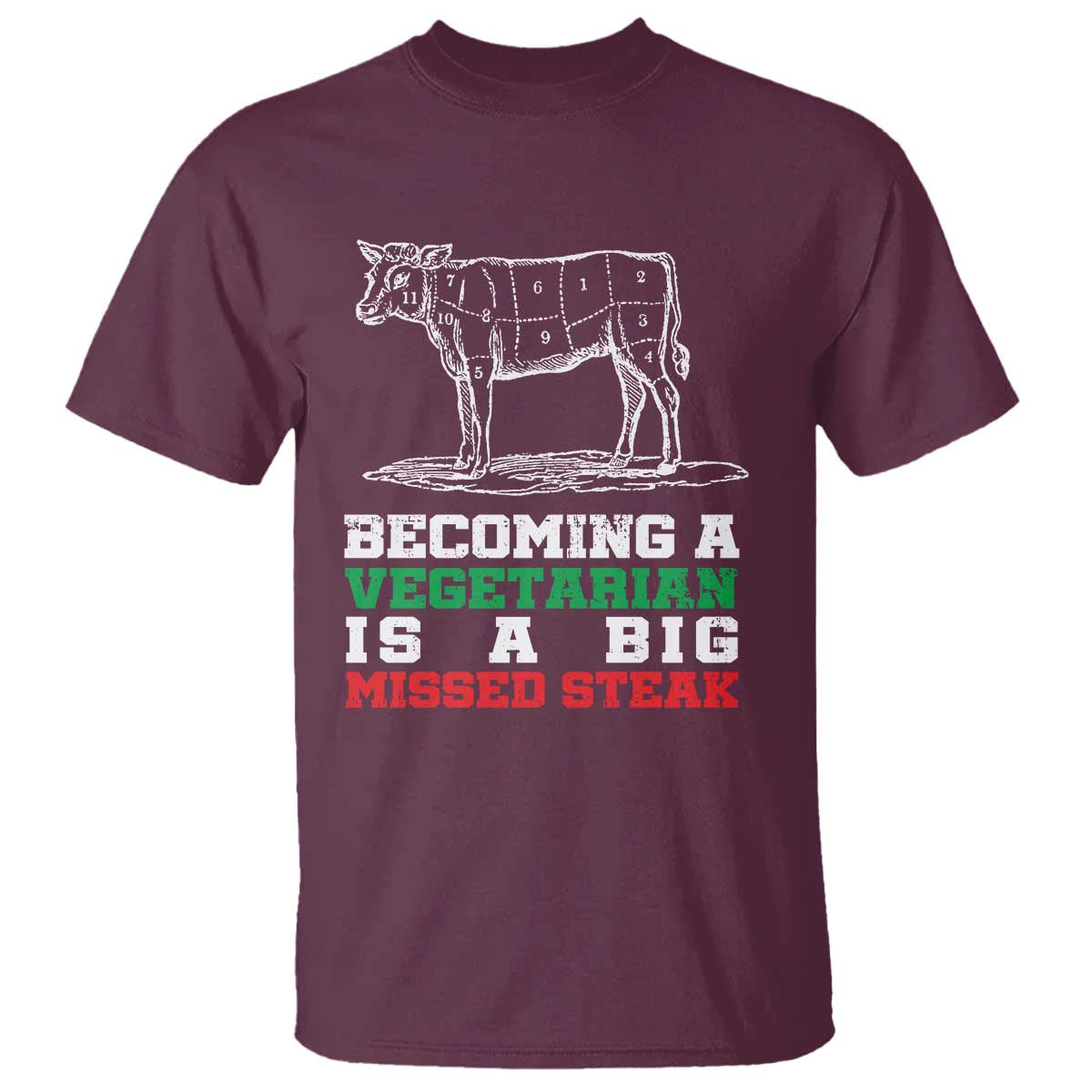 vegetarian-jokes-t-shirt-becoming-a-vegetarian-is-a-big-missed-steak