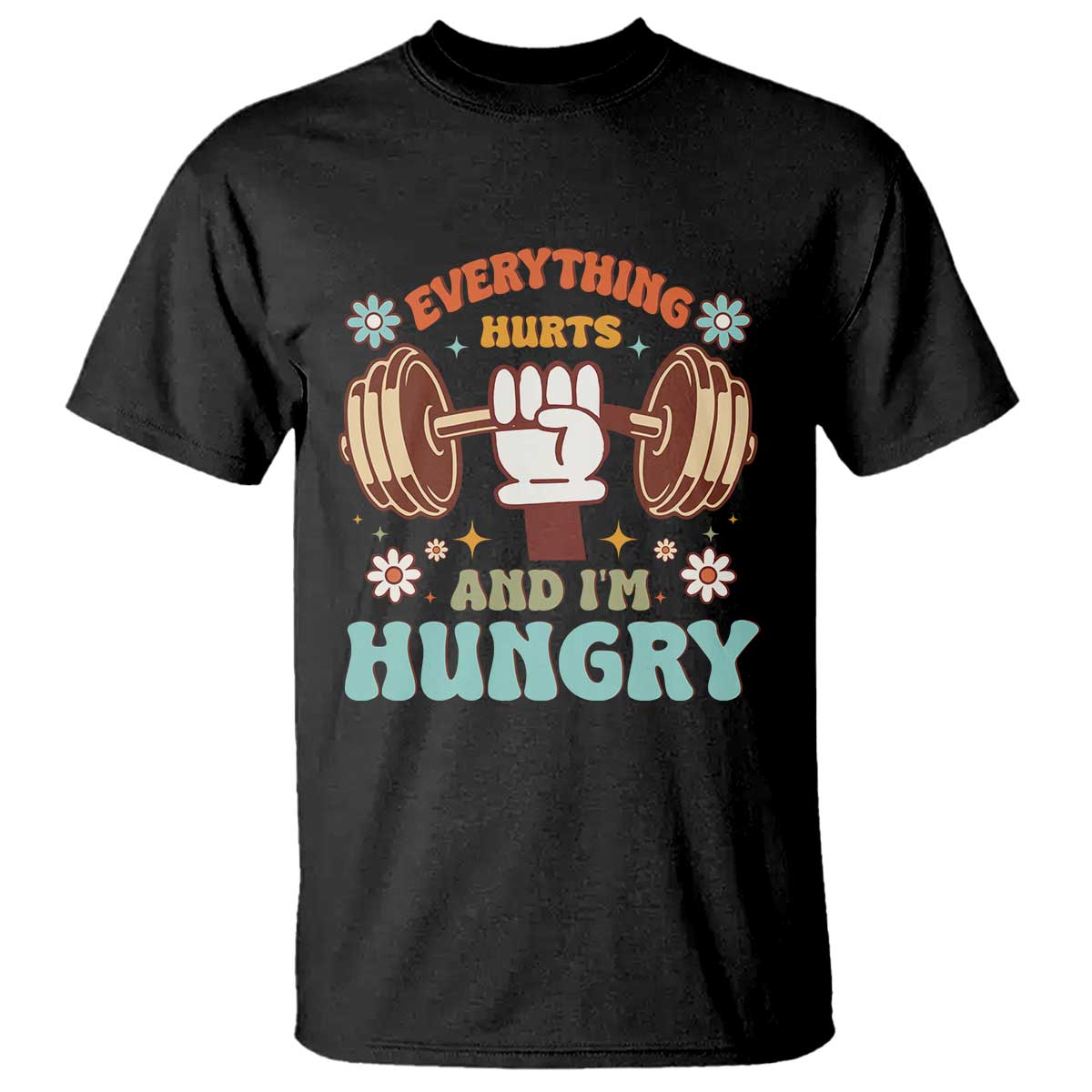 gymer-t-shirt-everything-hurts-and-im-hungry