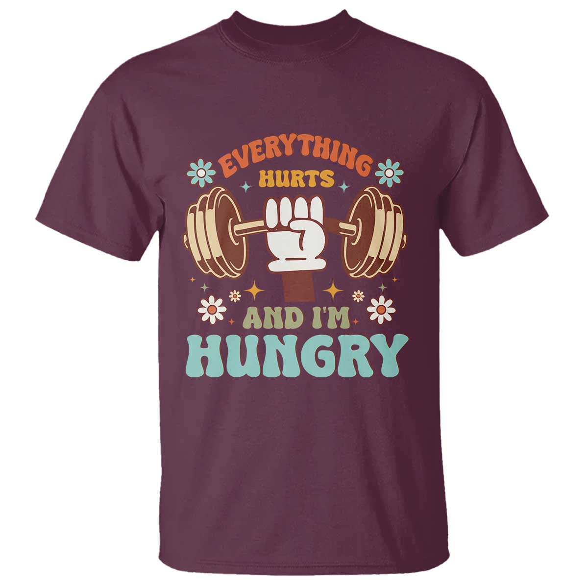 gymer-t-shirt-everything-hurts-and-im-hungry